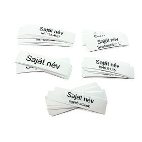   Idősotthon nyomott bevarrható ruhacímke, egyedi névcímke