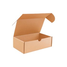 Önzáró barna postai csomagoló doboz 195x115x65 mm