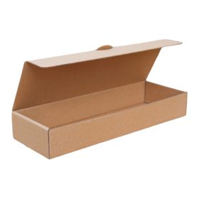 Önzáró barna postai csomagoló doboz 295x100x45 mm