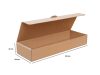 Önzáró barna postai csomagoló doboz 295x100x45 mm