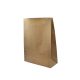 Talpas papírtasak 23x32 cm (10 cm talp és oldalredő), natúr