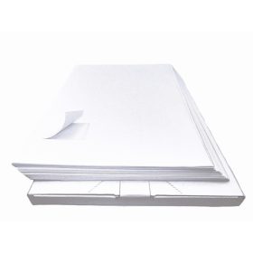   Öntapadós etikett címke A4, 70x36 mm (24 db/ív, 100 ív/doboz) – Üres, nyomtatható papírcímke