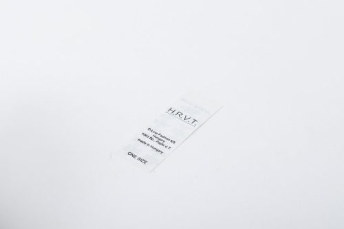 Egyedi nyomott bevarrható ruhacímke