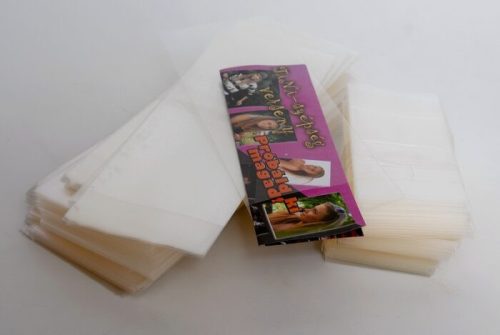 Celofán tasak jellegű BOPP tasak - 9x35cm+2cm zacskó