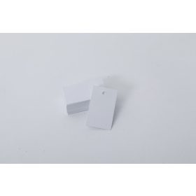 Lyukasztott papír függőcímke, 3x5 cm