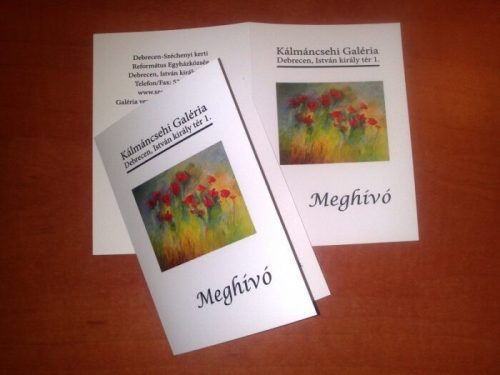 Meghívó, üdvözlőkártya