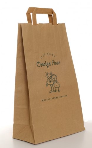 Egyedileg logózott szalagfüles papírtáska