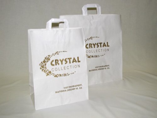 Egyedileg logózott szalagfüles papírtáska