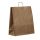 Sodrott füles papírtáska 45x48+17 cm natúr barna