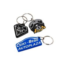 Egyedi gumi kulcstartó